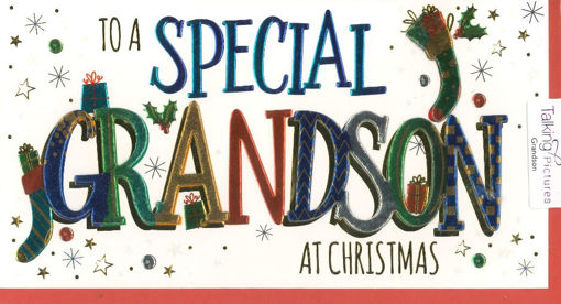 Picture of SPECIAL GRANDSON CHRISTMAS CARD